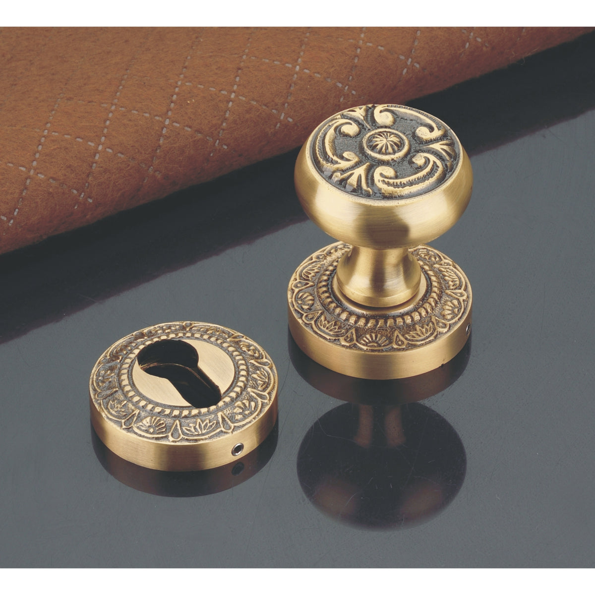 Althea Luxury Interior Mortice Knob Set - 52mm