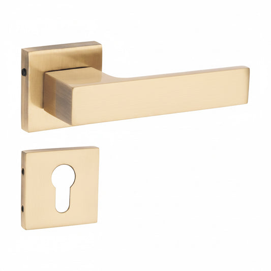 Amandor on Rose Luxury Interior Door Handle Set