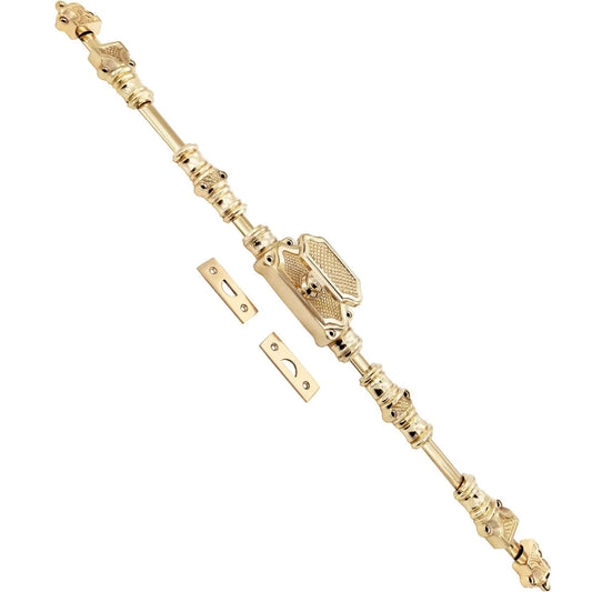 Lattice Door Brass Espagnolette Bolt - Upto 9 feet Doors