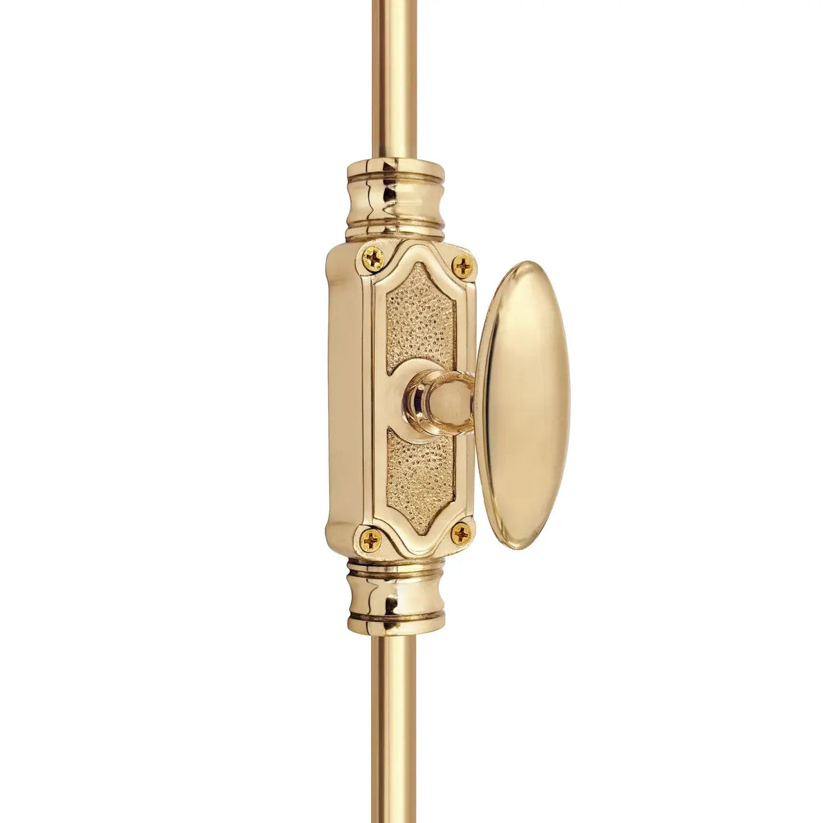 Oval Knob Stephaney Espagnolette Lock Bolt for up to 9 Feet High Doors & Windows