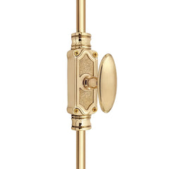 Oval Knob Stephaney Espagnolette Lock Bolt for up to 9 Feet High Doors & Windows