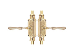 Lever Handle Door Brass Espagnolette Bolt - Upto 9 feet Doors