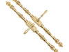 Lever Handle Door Brass Espagnolette Bolt - Upto 9 feet Doors