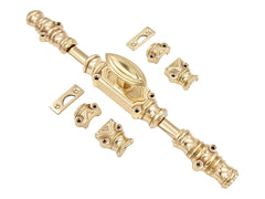 Bartle Door Brass Espagnolette Bolt Polished Brass Lacquered Upto 9 feet Doors & Windows