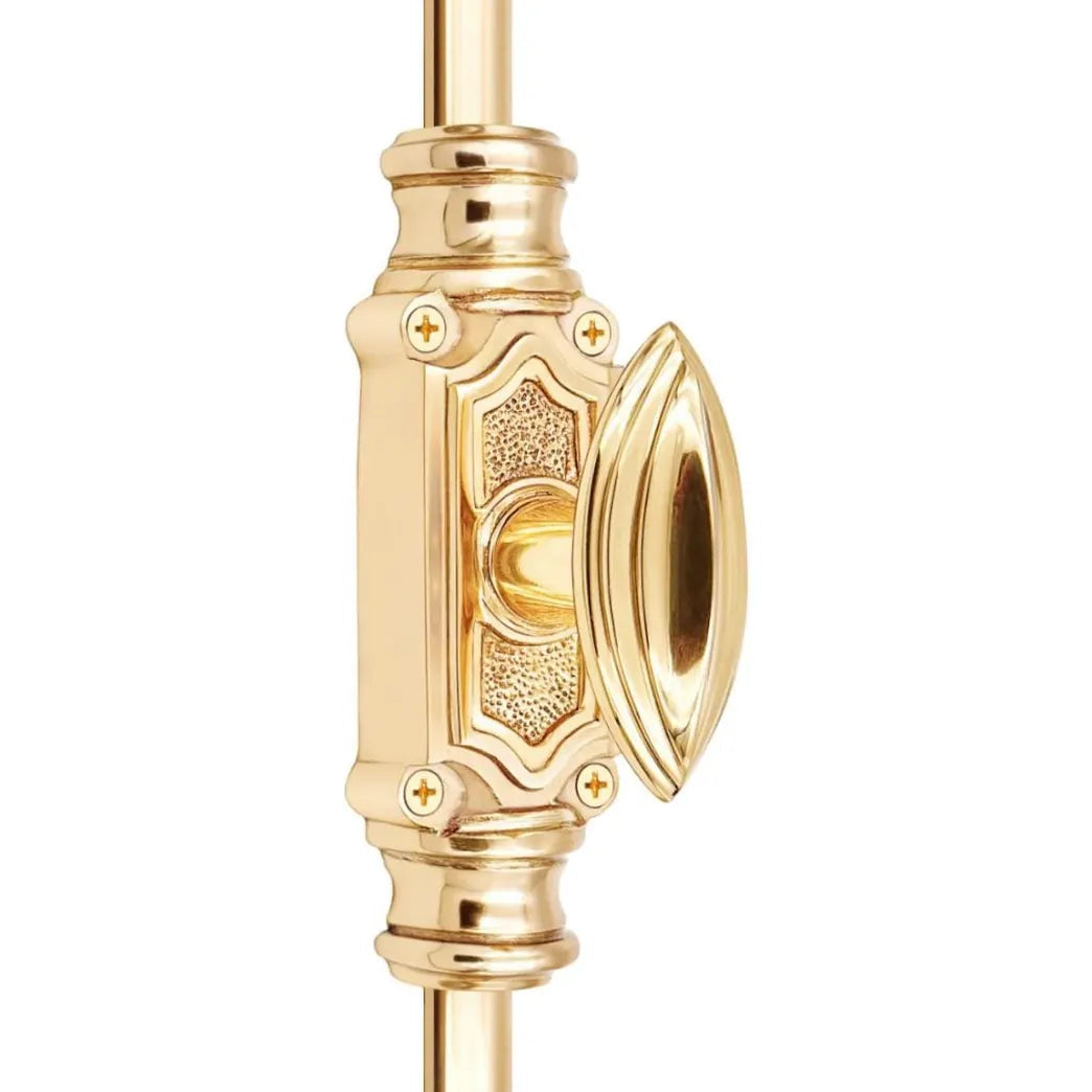 Bartle Door Brass Espagnolette Bolt Polished Brass Lacquered Upto 9 feet Doors & Windows