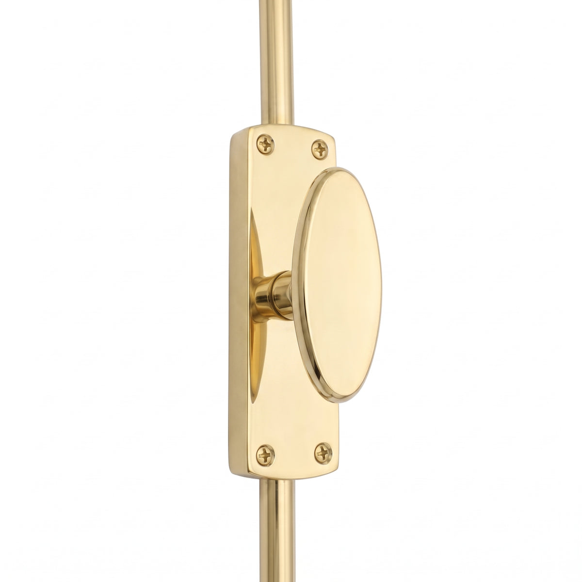 Oval Knob Espagnolette/Crémone Locking Bolt for up to 8.5 Feet High Doors & Windows