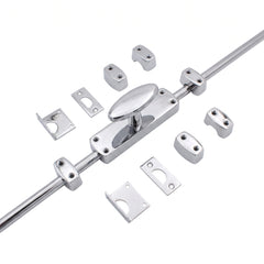 Oval Knob Espagnolette/Crémone Locking Bolt for up to 8.5 Feet High Doors & Windows