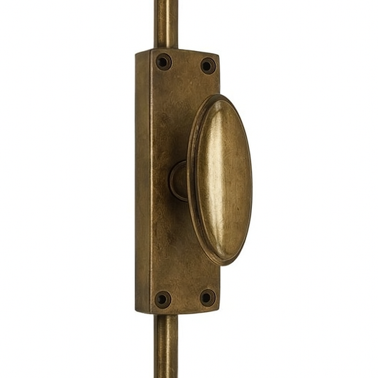Oval Knob Espagnolette/Crémone Lock Bolt - Premium Finishes