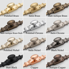 The Artisan's Kensington Solid Brass Espagnolette Bolt - Luxury Designer Range