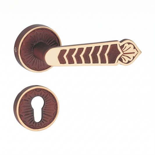 Elysia on Rose Luxury Interior Door Handle Set