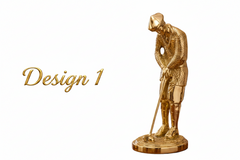 Fairway Golf Statue Luxury Interior Table Decor