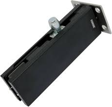 Top Pivot Patch Fitting for Cabins & Cubicle Glass Doors - 164 × 51 × 31mm
