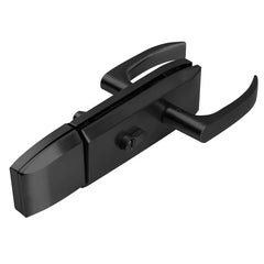 Glass-to-Glass Lock Set with Lever Handles - 176 × 76mm
