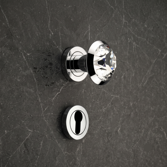 Graphite Rose Luxury Main Door Mortice Knob Set - 63mm