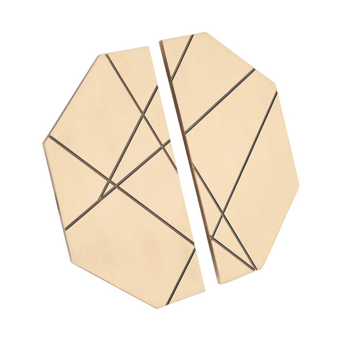 Hexa Luxury Interior Double Door Handle for Wooden, Glass & Cabinet Doors**