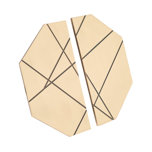 Hexa Luxury Interior Double Door Handle for Wooden, Glass & Cabinet Doors**