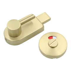 SS Disabled Locks in Satin Brass Finish - Indicator Bolt and Release