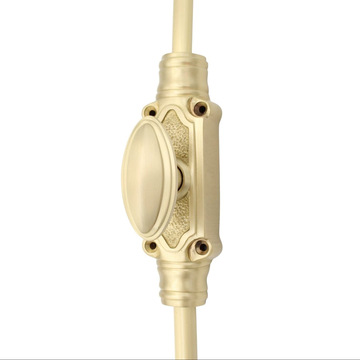 Hampton Reeded Cremone Bolt by Euro Art | Solid Brass Espagnolette Bolt