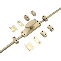 Oval Knob Espagnolette/Crémone Lock Bolt - Premium Finishes