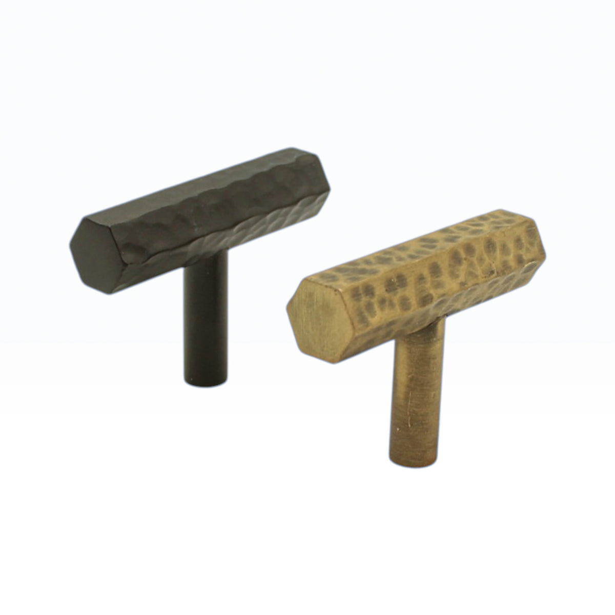 Hammered T Cabinet Handle - 50mm