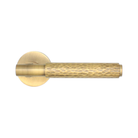 Hammered Lever on Rose