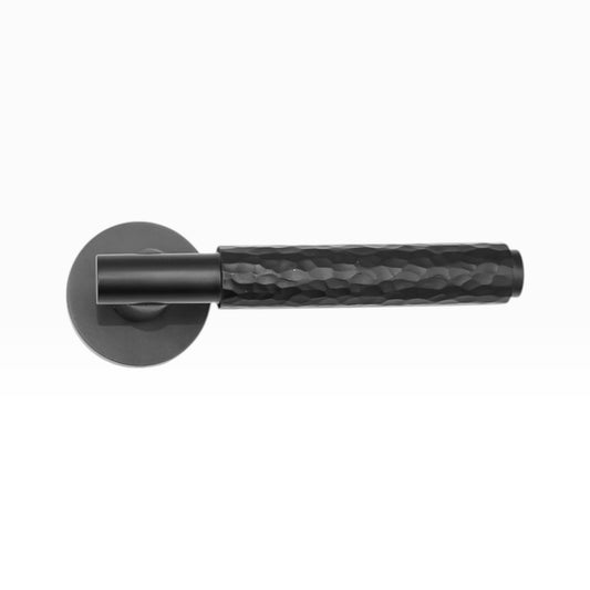 Hammered Lever on Rose