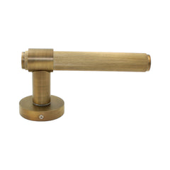 Linear Knurled Door Handle - 135mm