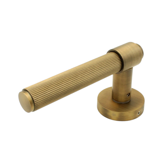 Linear Knurled Door Handle - 135mm