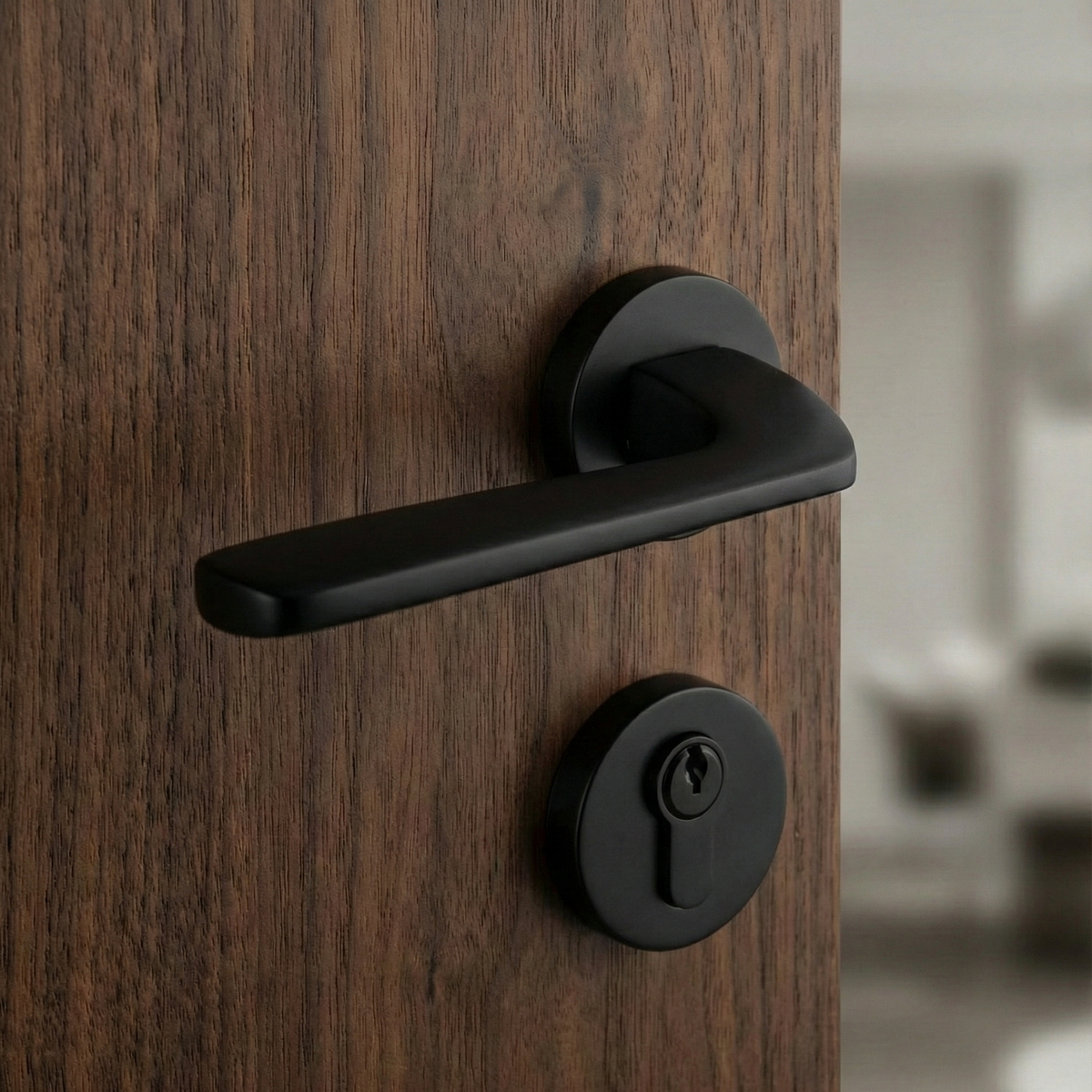 Aura Luxury Euro Profile Keyhole Cover Escutcheon