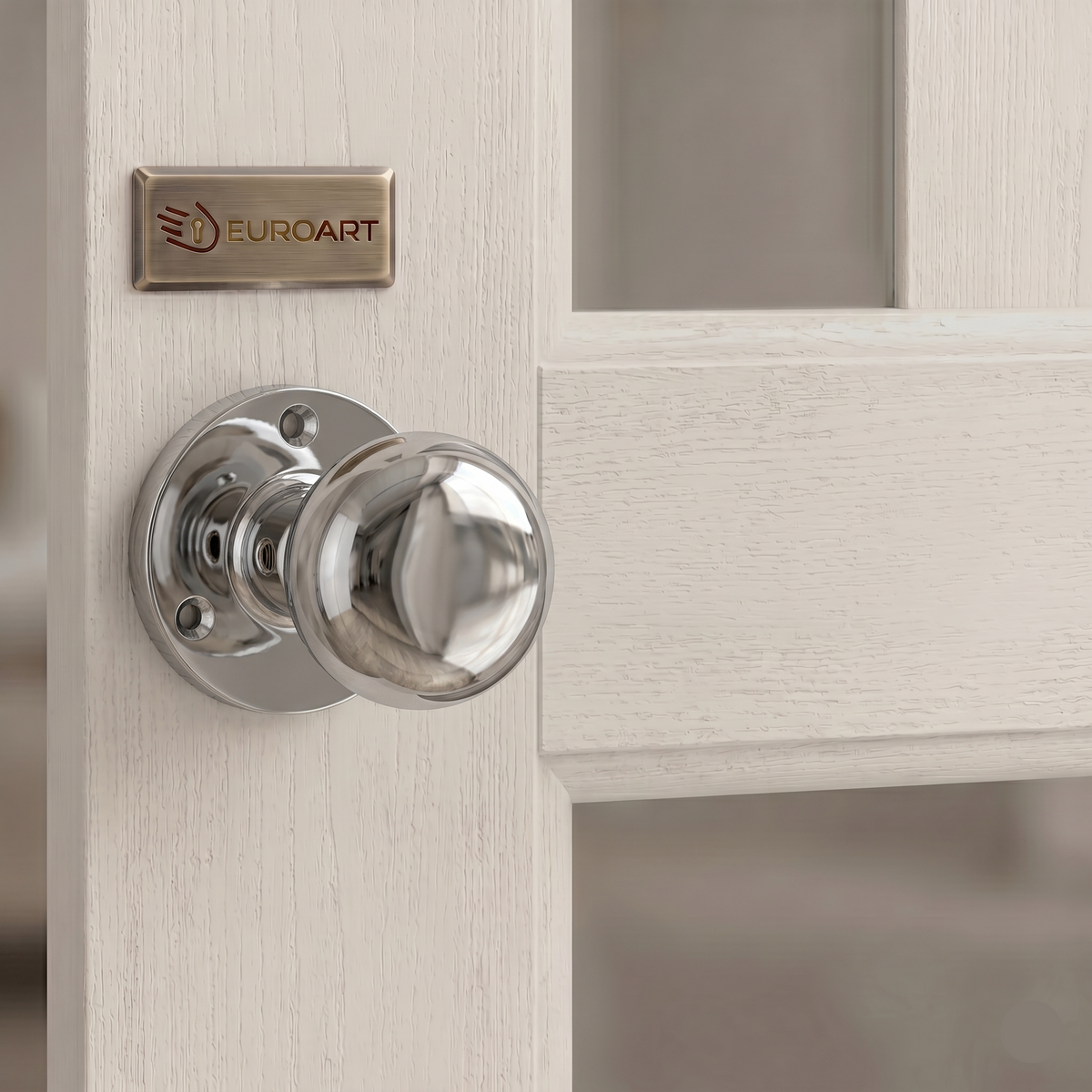 Silverleigh Luxury Interior Mortice Knob Set -50mm