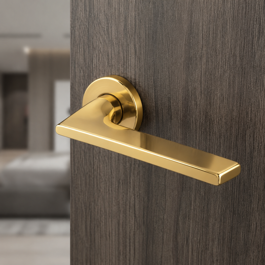 Brutus on Rose Luxury Interior Door Handle Set