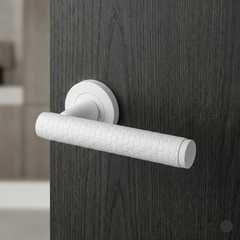 Hexagonal Honeycomb Luxury Interior Door Handle Set