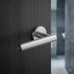 Hexagonal Honeycomb Luxury Interior Door Handle Set
