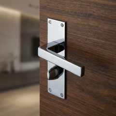 Belvedere Slimline backplate Luxury Interior Door Handle Set