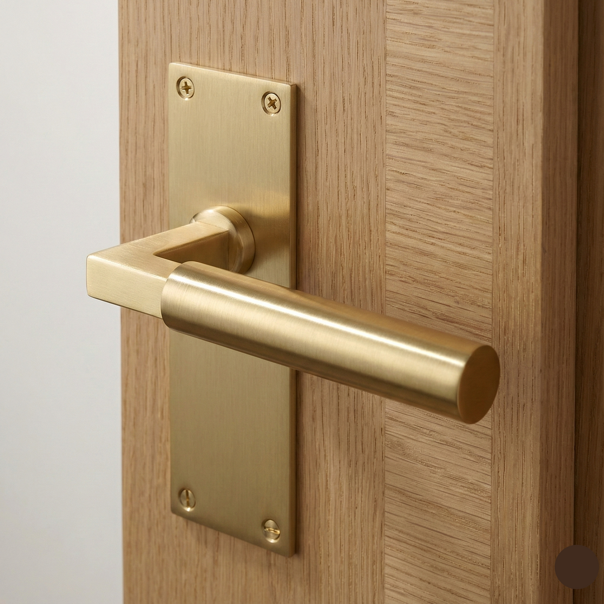 Smithson Luxury Slimline Interior Door Handle on Backplate