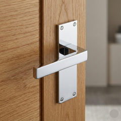 Belvedere Slimline backplate Luxury Interior Door Handle Set