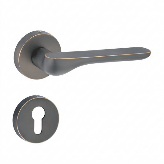 Legato on Rose Luxury Interior Door Handle Set