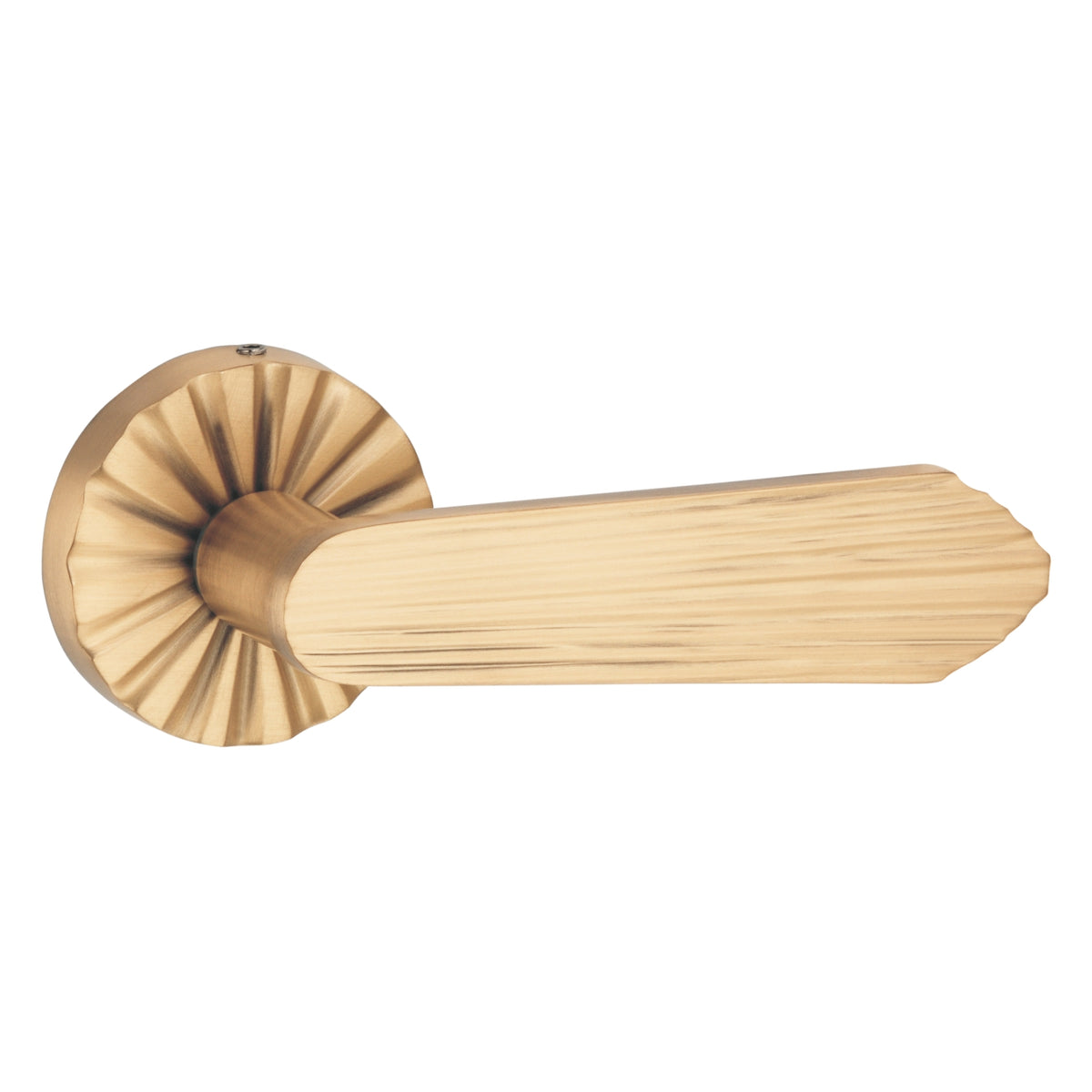 Lumeira on Rose Luxury Interior Door Handle Set