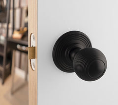 Architectural Reeded Mortice Knob -70x51mm