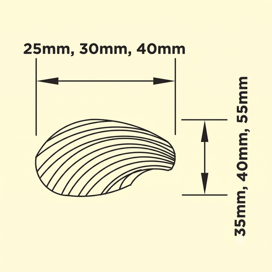 Nautica Luxury Cabinet Knob - Multiple Sizes