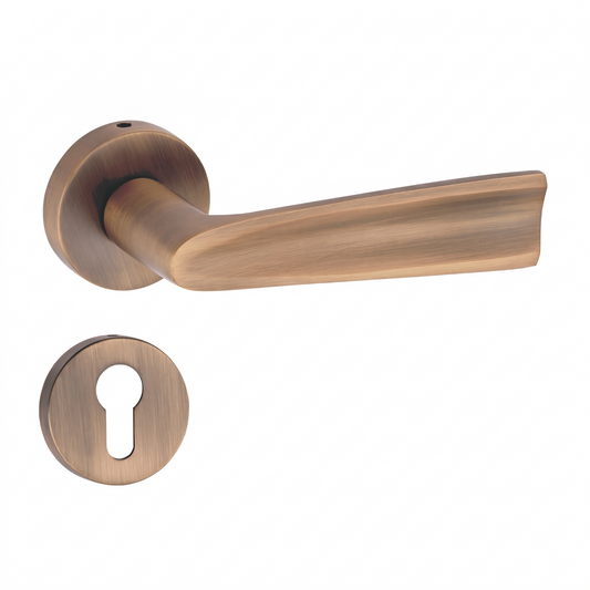 Nautica on Rose Luxury Interior Door Handle Set