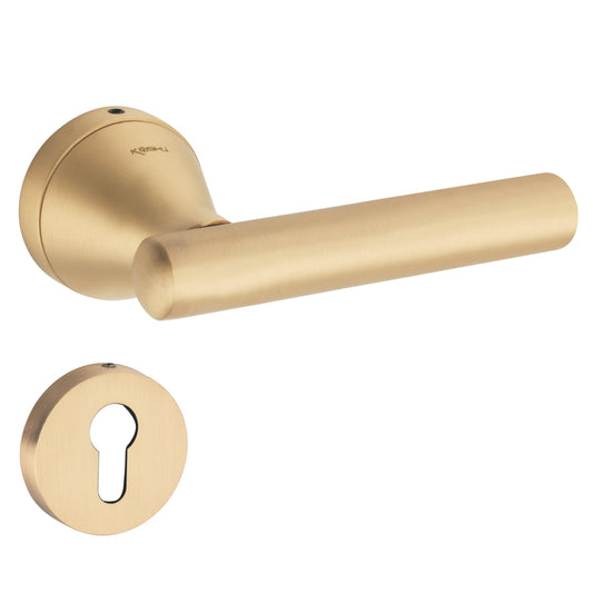 Oberon on Rose Luxury Interior Door Handle Set
