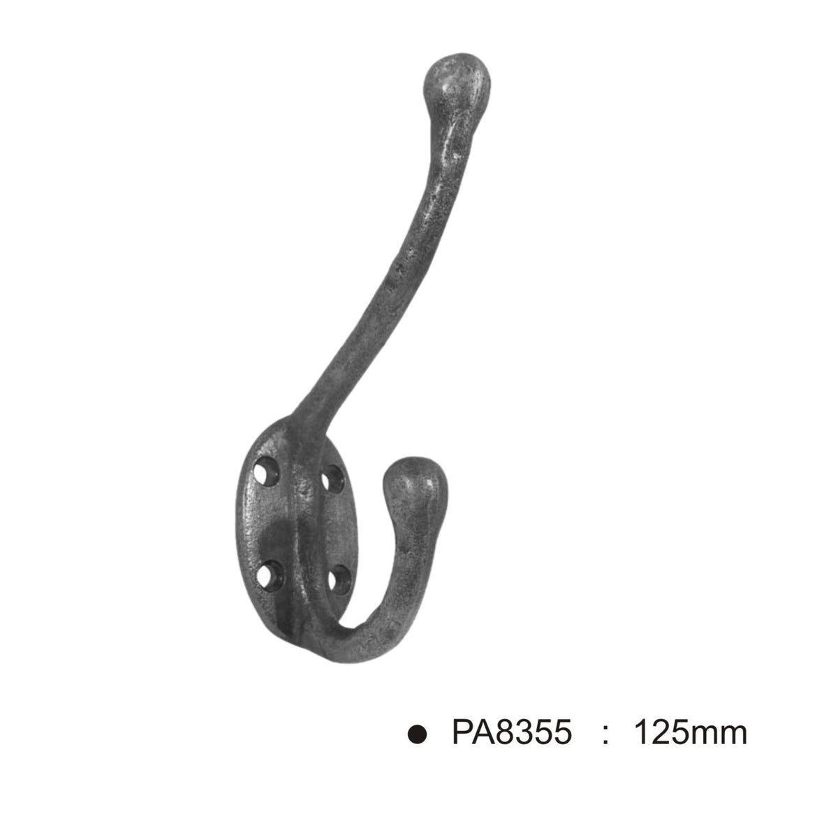 PA Hat &amp; Coat Hook 125mm