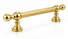 Reeded Grip Casilda Solid Brass Door Pull Handle - 500mm
