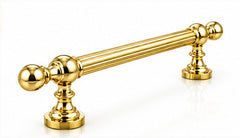 Reeded Grip Casilda Solid Brass Door Pull Handle - 500mm