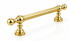 Reeded Grip Casilda Solid Brass Door Pull Handle - 500mm
