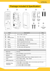 EALF23-HL Smart Digital Lock for Cabinet & Lockers