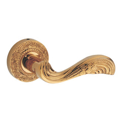 Pavone on Rose Luxury Interior Door Handle Set