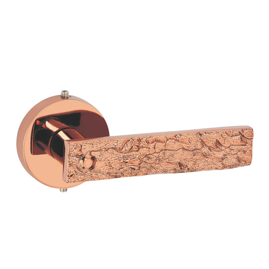 Petra on Rose Luxury Interior Door Handle Set