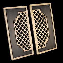 Skadi Luxury Interior Double Door Handle for Wooden, Glass & Cabinet Doors (Multiple Sizes)